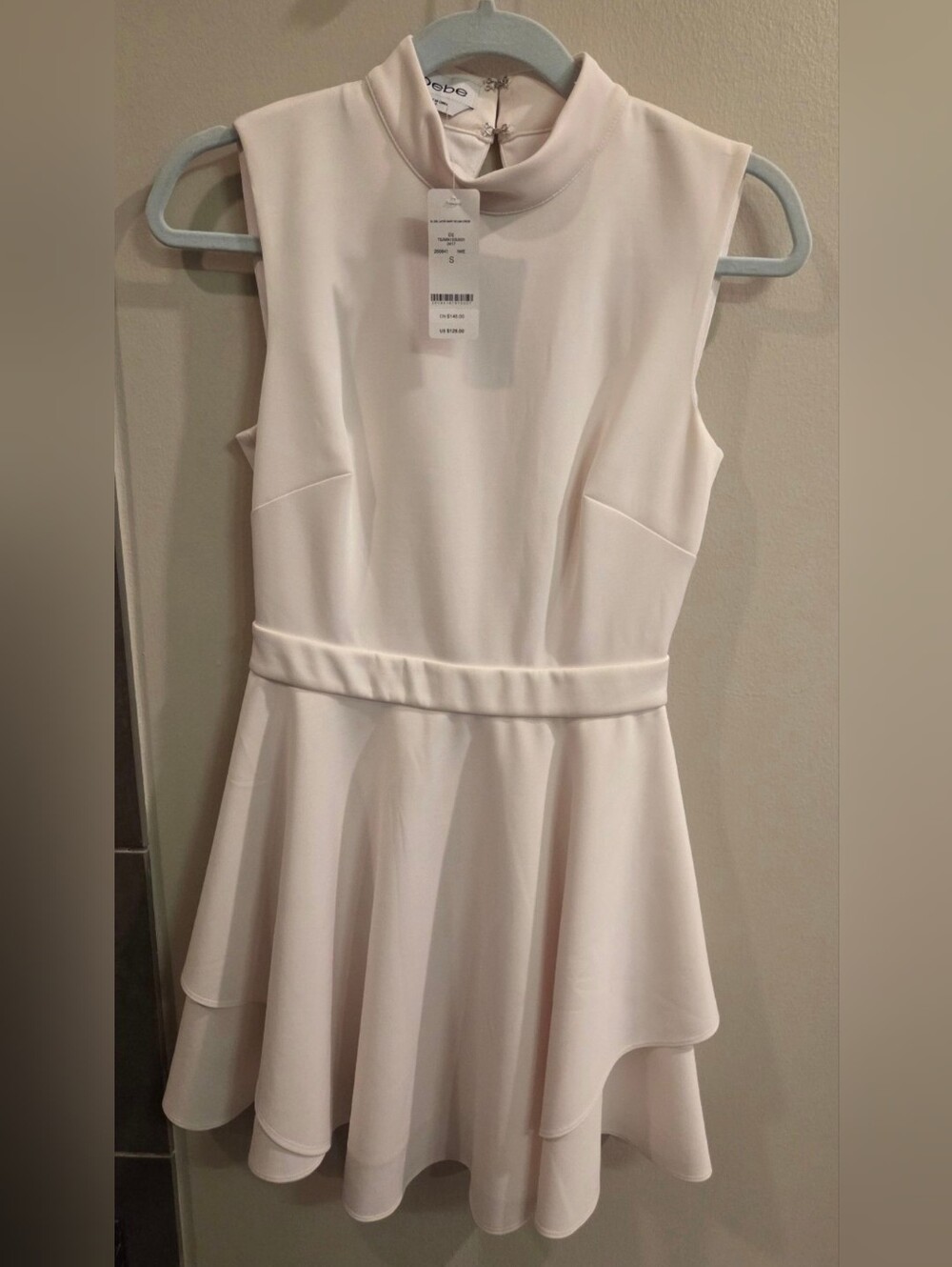Bebe Cute White Dress